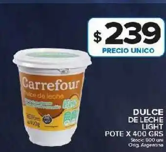 Carrefour Maxi Dulce de leche light oferta