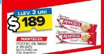 Carrefour Maxi Mantecol postre de mani x 111 grs oferta