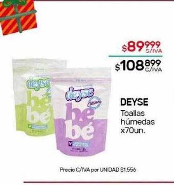 Nini Mayorista Deyse toallas humedas oferta