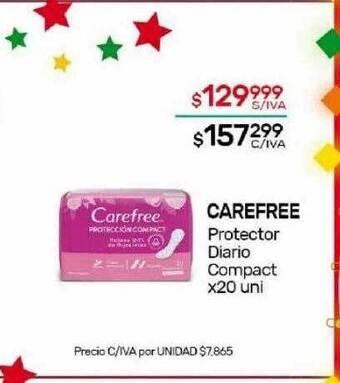 Nini Mayorista Carefree protector diario compact oferta