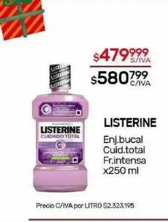 Nini Mayorista Listerine oferta