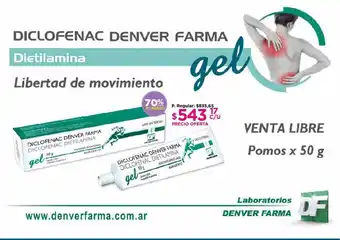 Punto de Salud Diclofenac denver farma gel oferta
