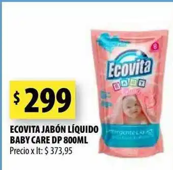 Punto Mayorista Ecovita jabón líquido baby care dp oferta