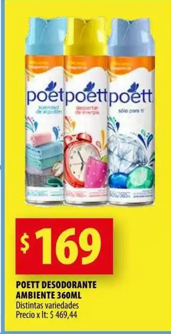 Punto Mayorista Poett desodorante ambiente oferta