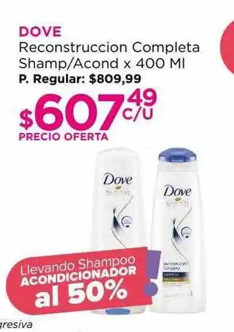 Punto de Salud Dove reconstruccion completa shamp acond oferta