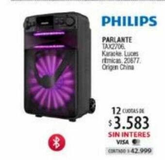 Authogar Philips parlante oferta