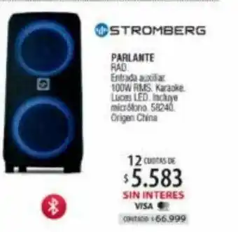 Authogar Stromberg parlante oferta