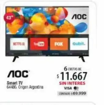 Authogar Aoc smart tv oferta