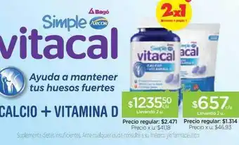 Farmacity Simple arcor vitacal oferta