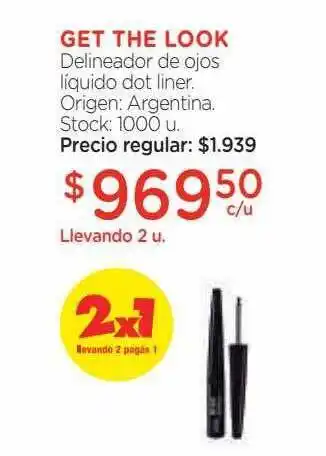 Farmacity Get the look delineador de ojos liquido dot liner oferta