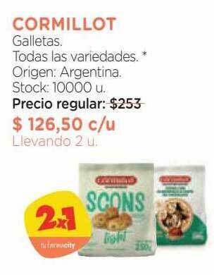 Farmacity Cormillot galletas oferta