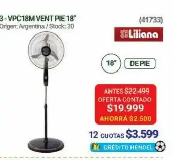 Vpc18m vent pie 18