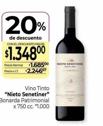 La Anonima Vino tinto oferta