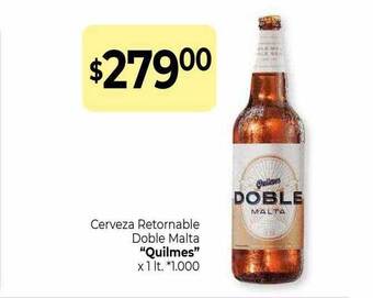 La Anonima Cerveza retornable doble malta oferta