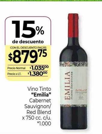La Anonima Vino tinto oferta