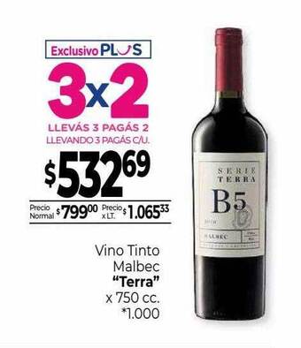 La Anonima Vino tinto malbec oferta