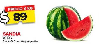 Carrefour Maxi Sandia oferta