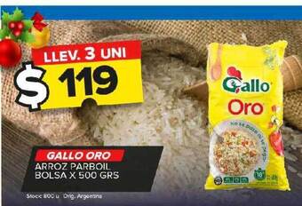 Carrefour Maxi Gallo oro arroz parboil bolsa oferta