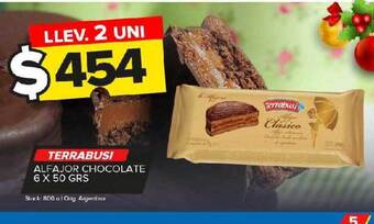 Carrefour Maxi Terrabusi alfajor chocolate oferta