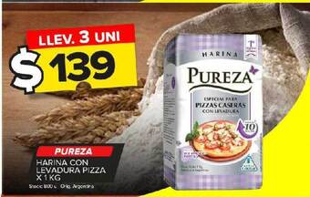 Carrefour Maxi Pureza harina con levadura pizza oferta