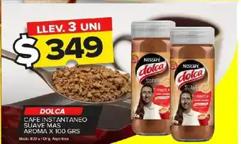 Carrefour Maxi Dolca cafe instantaneo suave mas aroma oferta