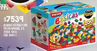 Coto Bloques kit rasti 200 piezas básicas oferta