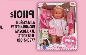 Coto Muñeca mila veterinaria con mascota oferta