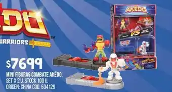 Coto Mini figuras combate akêdo oferta