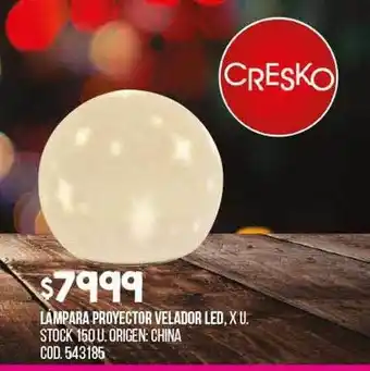 Coto Lámpara proyector velador led oferta