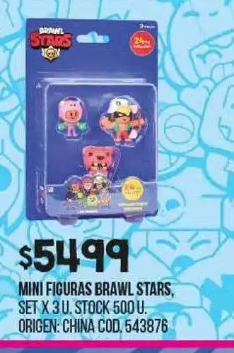 Coto Mini figuras brawl stars set oferta