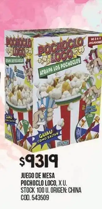 Coto Juego de mesa pochoclo loco oferta