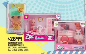 Coto Set muñeca varios modelos zoe oki oferta