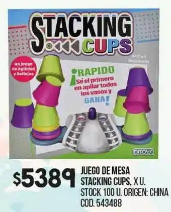 Coto Juego de mesa stacking cups oferta