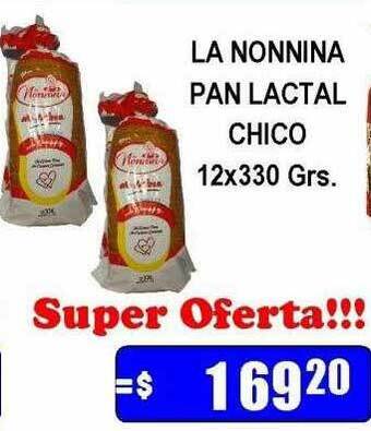 Dulcenter La nonnina pan lactal chico oferta