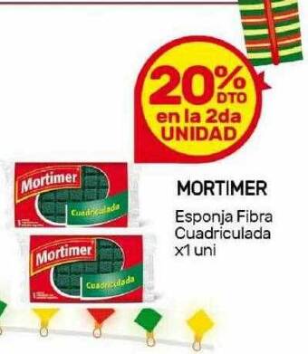 Nini Mayorista Mortimer esponja fibra cuadriculada oferta