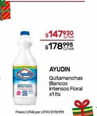 Nini Mayorista Ayudin quitamanchas blancos intensos floral oferta