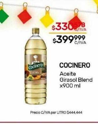Nini Mayorista Cocinero aceite girasol blend oferta