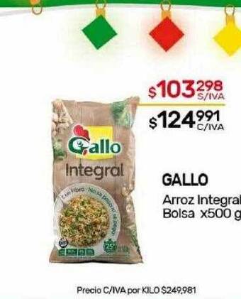Nini Mayorista Gallo arroz integral oferta