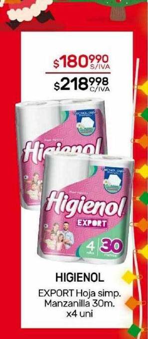 Nini Mayorista Higienol oferta