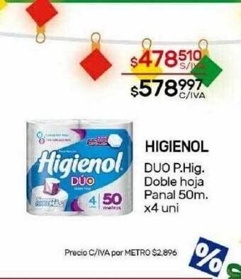 Nini Mayorista Higienol oferta