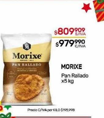 Nini Mayorista Morixe pan rallado oferta