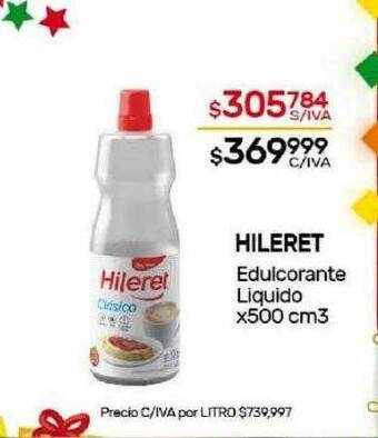 Nini Mayorista Hileret edulcorante liquido oferta
