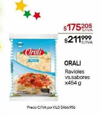 Nini Mayorista Orali ravioles oferta