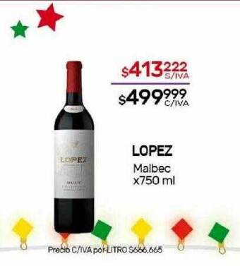 Nini Mayorista Lopez malbec oferta