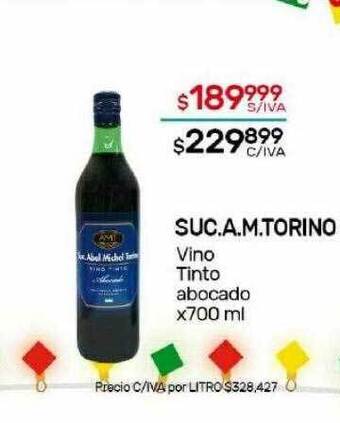 Nini Mayorista Suc.a.m torino vino tinto abocado oferta