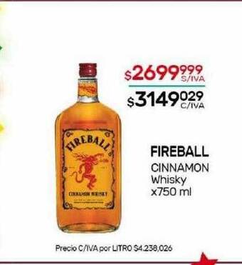 Nini Mayorista Fireball cinnamon whisky oferta