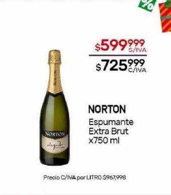 Nini Mayorista Norton espumante extra brut oferta