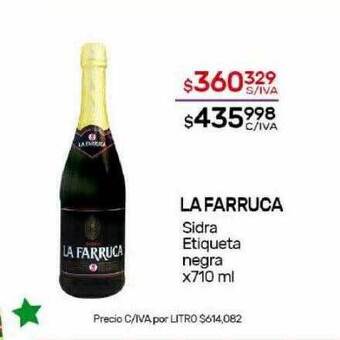 Nini Mayorista La farruca sidra etiqueta negra oferta