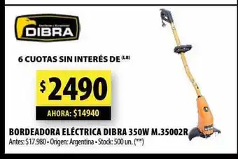 Punto Mayorista Bordeadora eléctrica dibra 350w m.35002r oferta