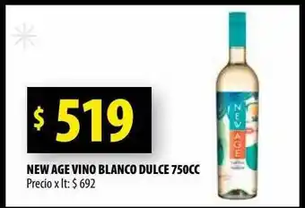 Punto Mayorista New age vino blanco dulce oferta